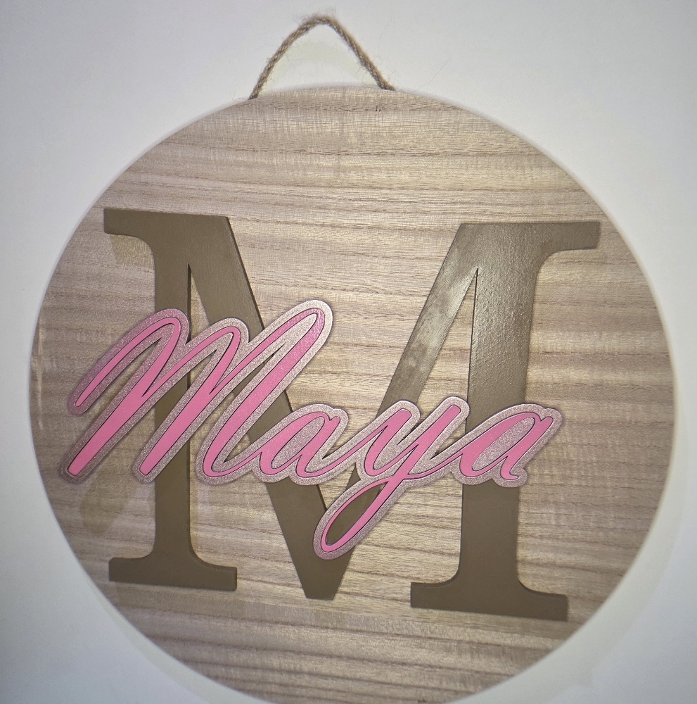 Personalized 3D Name Sign